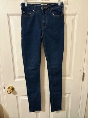 Acne Studio Women’s Dark Blue High-Rise Skinny Jeans